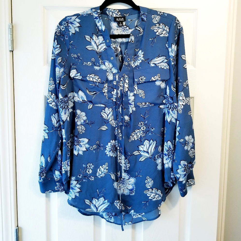 Floral top by a.n.a. medium